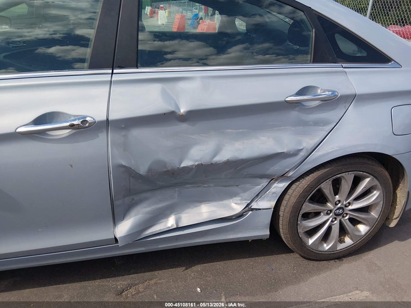 2012 Hyundai Sonata VIN 5NPEC4AC7CH464164 IAAI salvage auction — LEFT SIDE, Salvage (North Carolina), sold $875 on 2026-07-22 (photo 6)