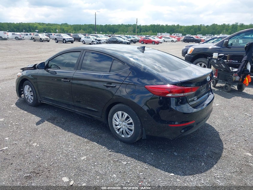 2017 Hyundai Elantra VIN KMHD74LF4HU367715 IAAI salvage auction — FRONT END, Salvage - Greater Than 75% (Maryland), sold $825 on 2026-07-06 (photo 3)