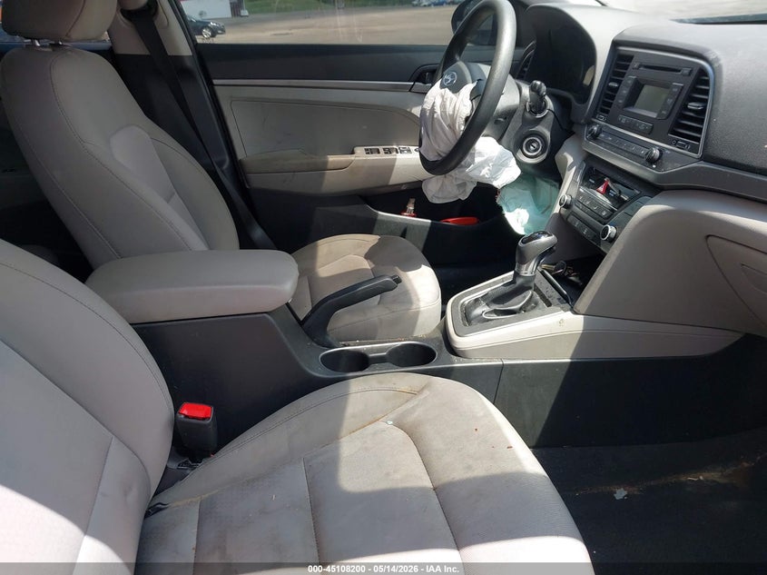 2017 Hyundai Elantra VIN KMHD74LF4HU367715 IAAI salvage auction — FRONT END, Salvage - Greater Than 75% (Maryland), sold $825 on 2026-07-06 (photo 5)