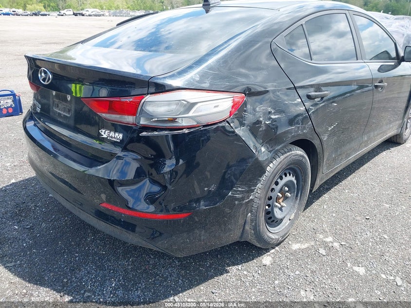 2017 Hyundai Elantra VIN KMHD74LF4HU367715 IAAI salvage auction — FRONT END, Salvage - Greater Than 75% (Maryland), sold $825 on 2026-07-06 (photo 6)