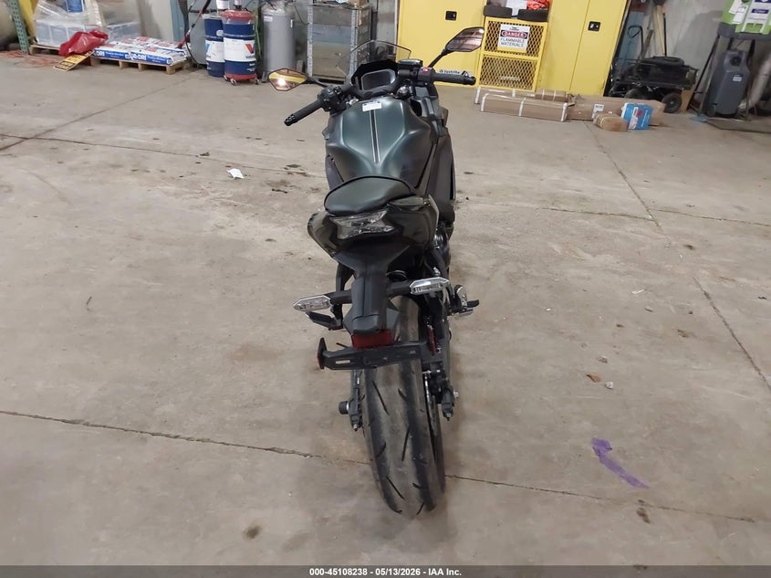 2025 Kawasaki Ninja VIN ML5EXEP16SDAG6523 IAAI salvage auction — SIDE, Salvage (Indiana), sold $1,000 on 2026-07-21 (photo 6)