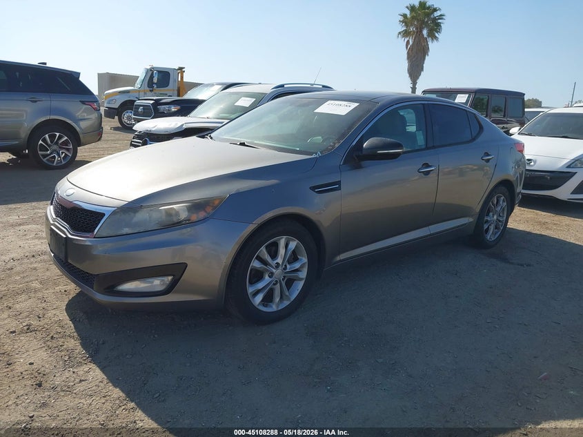 2013 Kia Optima VIN 5XXGN4A78DG202236 IAAI salvage auction — UNKNOWN, Clear - Dealer Only (California), sold $375 on 2026-07-29 (photo 2)