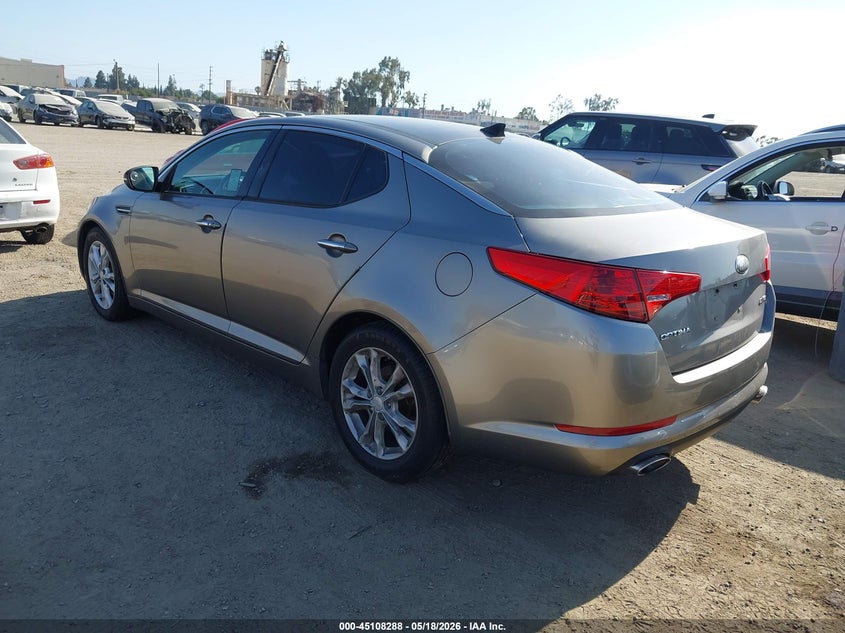 2013 Kia Optima VIN 5XXGN4A78DG202236 IAAI salvage auction — UNKNOWN, Clear - Dealer Only (California), sold $375 on 2026-07-29 (photo 3)