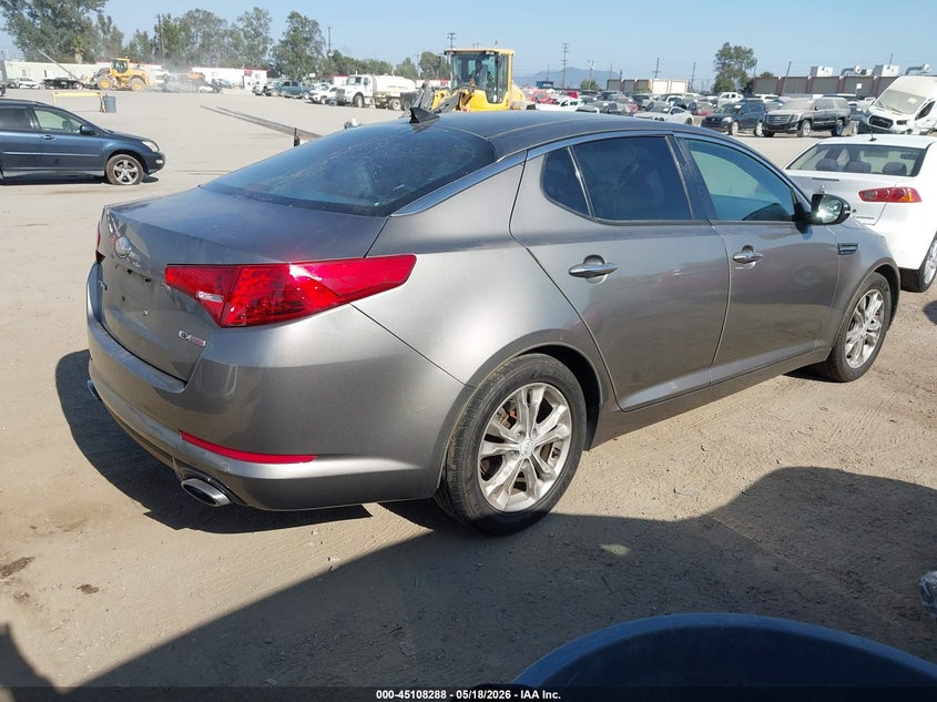 2013 Kia Optima VIN 5XXGN4A78DG202236 IAAI salvage auction — UNKNOWN, Clear - Dealer Only (California), sold $375 on 2026-07-29 (photo 4)