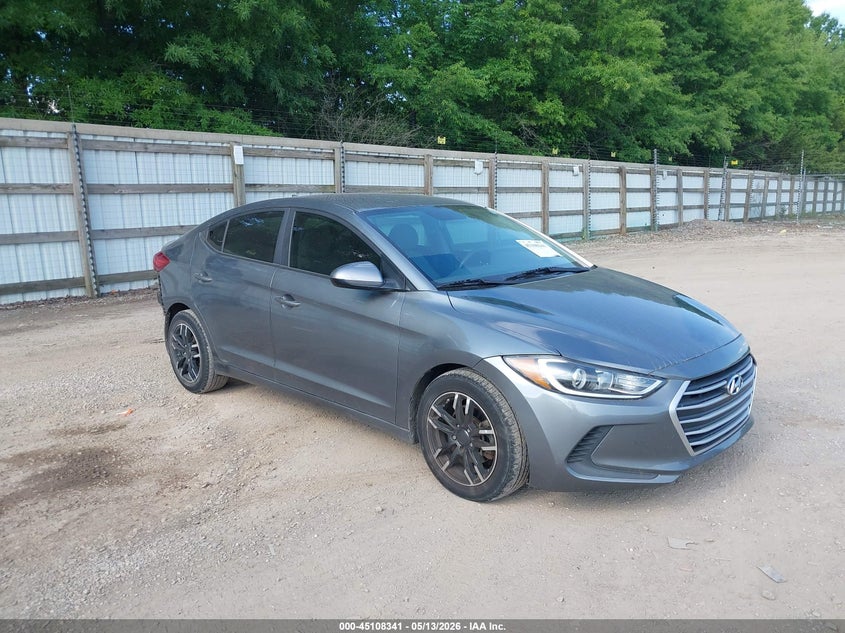 2017 Hyundai Elantra VIN KMHD84LF0HU153981 IAAI salvage auction — REAR END, Salvage (Tennessee), sold $950 on 2026-07-29 (photo 1)