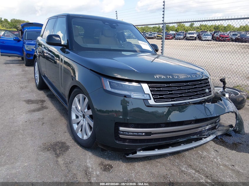 2026 Land rover RANGE ROVER VIN SALKP9FU4TA359913 IAAI salvage auction — FRONT END, Salvage (Louisiana), sold $69,975 on 2026-07-06 (photo 1)