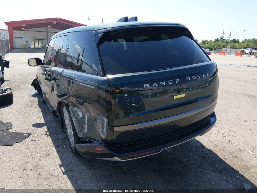 2026 Land rover RANGE ROVER VIN SALKP9FU4TA359913 IAAI salvage auction — FRONT END, Salvage (Louisiana), sold $69,975 on 2026-07-06 (photo 3)