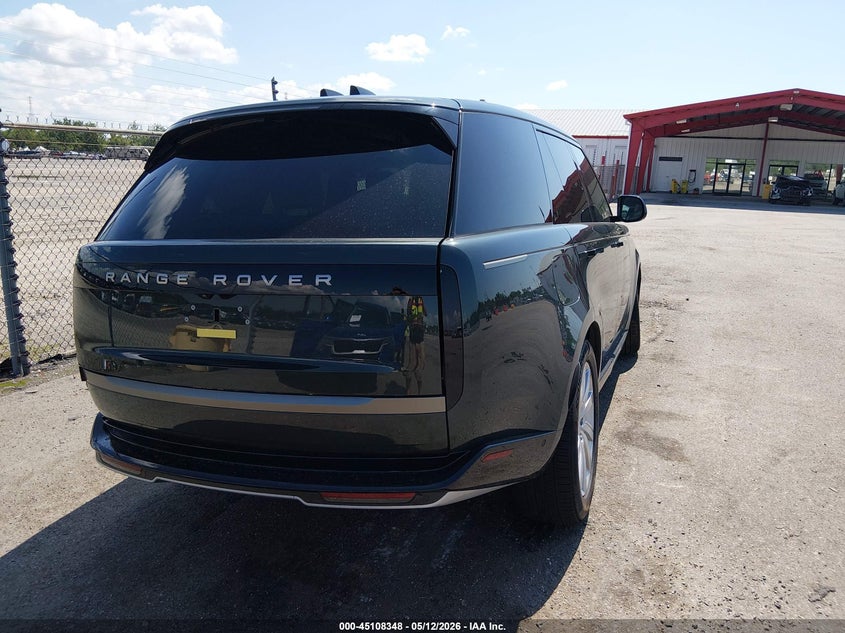 2026 Land rover RANGE ROVER VIN SALKP9FU4TA359913 IAAI salvage auction — FRONT END, Salvage (Louisiana), sold $69,975 on 2026-07-06 (photo 4)