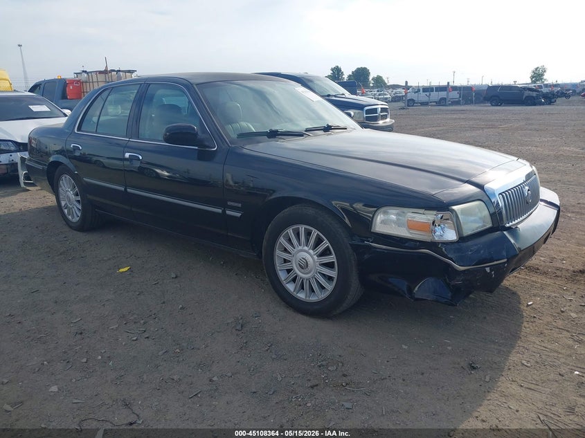 2010 Mercury Grand marquis VIN 2MEBM7FV7AX617406 IAAI salvage auction — RIGHT FRONT, Clear (Arkansas), sold $750 on 2026-07-22 (photo 1)