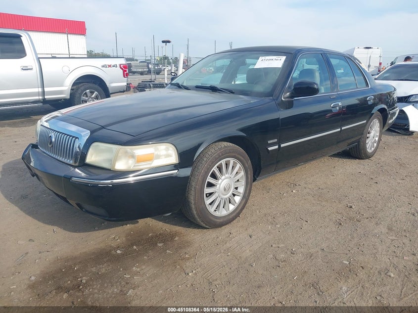 2010 Mercury Grand marquis VIN 2MEBM7FV7AX617406 IAAI salvage auction — RIGHT FRONT, Clear (Arkansas), sold $750 on 2026-07-22 (photo 2)