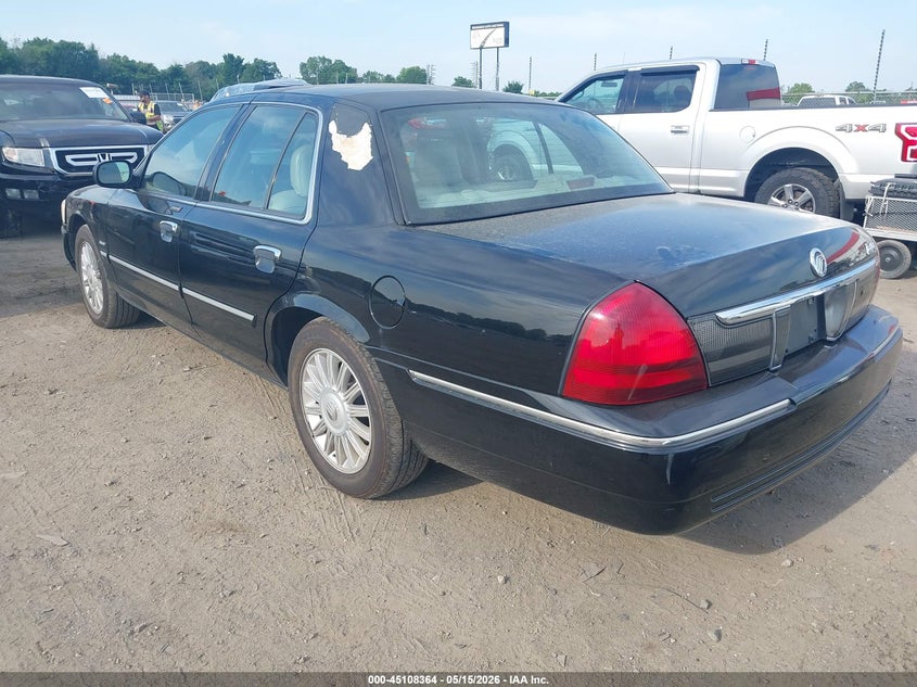 2010 Mercury Grand marquis VIN 2MEBM7FV7AX617406 IAAI salvage auction — RIGHT FRONT, Clear (Arkansas), sold $750 on 2026-07-22 (photo 3)