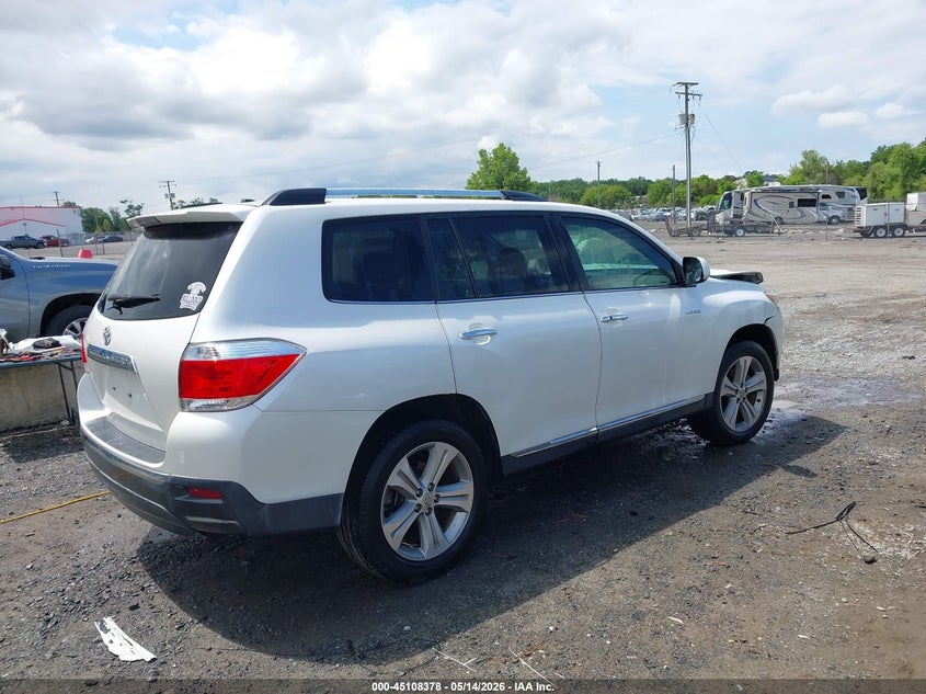 2013 Toyota Highlander VIN 5TDYK3EH7DS101665 IAAI salvage auction — FRONT END, Salvage (Virginia), sold $4,950 on 2026-07-14 (photo 4)