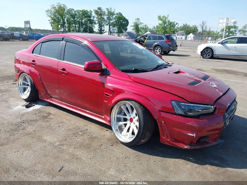 2009 Mitsubishi Lancer VIN JA3AV66VX9U024421 IAAI salvage auction — FRONT END, Salvage (New Jersey), sold $2,150 on 2026-07-20 (photo 1)