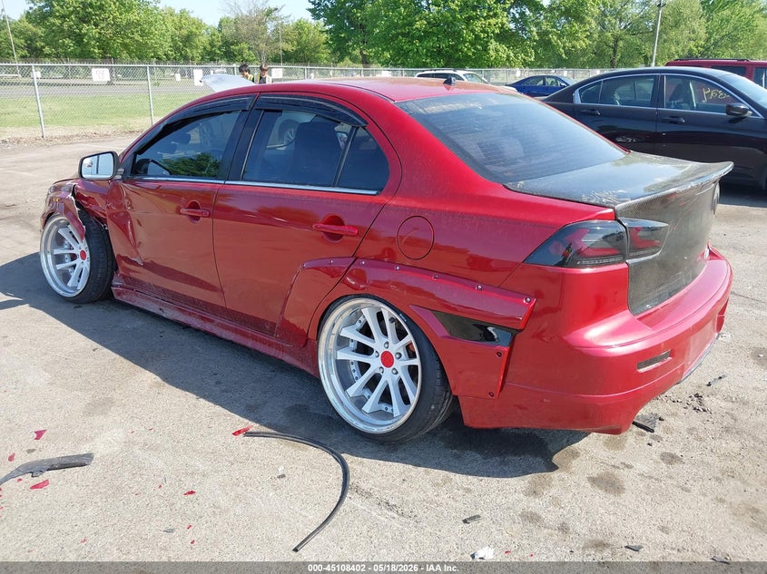 2009 Mitsubishi Lancer VIN JA3AV66VX9U024421 IAAI salvage auction — FRONT END, Salvage (New Jersey), sold $2,150 on 2026-07-20 (photo 3)