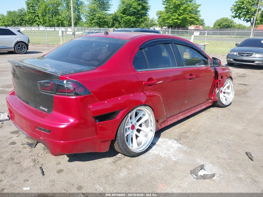 2009 Mitsubishi Lancer VIN JA3AV66VX9U024421 IAAI salvage auction — FRONT END, Salvage (New Jersey), sold $2,150 on 2026-07-20 (photo 4)