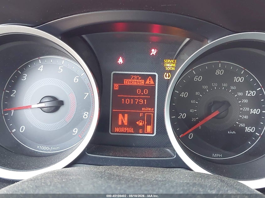 2009 Mitsubishi Lancer VIN JA3AV66VX9U024421 IAAI salvage auction — FRONT END, Salvage (New Jersey), sold $2,150 on 2026-07-20 (photo 7)