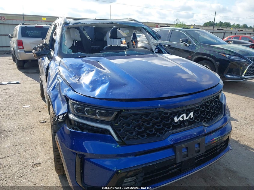 2022 Kia Sorento VIN 5XYRK4LF8NG079587 IAAI salvage auction — ROLLOVER, Salvage (Texas), sold $2,300 on 2026-07-22 (photo 6)