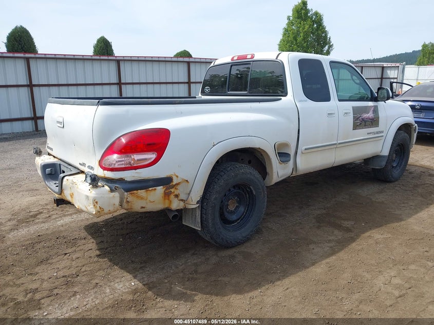 2003 Toyota Tundra VIN 5TBBT48143S400495 IAAI salvage auction — FRONT & REAR, Bill Of Sale (Washington), sold $600 on 2026-07-07 (photo 4)