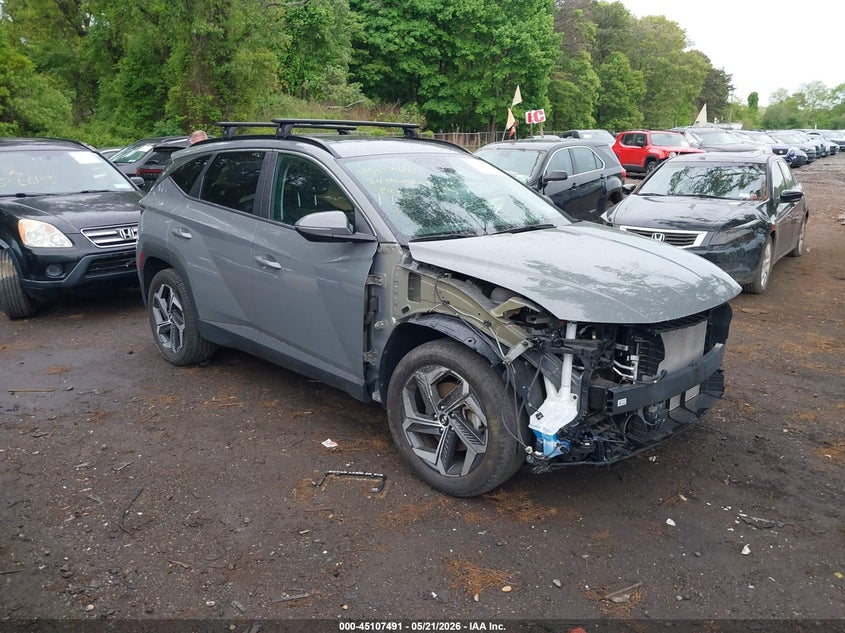 2024 Hyundai Tucson VIN 5NMJFCDE1RH317566 IAAI salvage auction — FRONT END, Salvage Title, sold $7,400 on 2026-07-31 (photo 1)