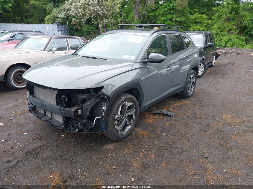 2024 Hyundai Tucson VIN 5NMJFCDE1RH317566 IAAI salvage auction — FRONT END, Salvage Title, sold $7,400 on 2026-07-31 (photo 2)