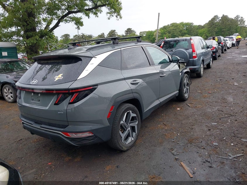 2024 Hyundai Tucson VIN 5NMJFCDE1RH317566 IAAI salvage auction — FRONT END, Salvage Title, sold $7,400 on 2026-07-31 (photo 4)