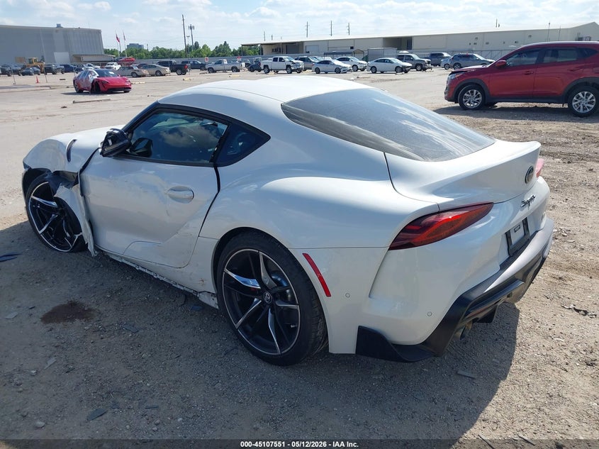 2022 Toyota Supra VIN WZ1DB0C00NW048790 IAAI salvage auction — LEFT SIDE, Original (Texas), sold $23,500 on 2026-07-30 (photo 3)