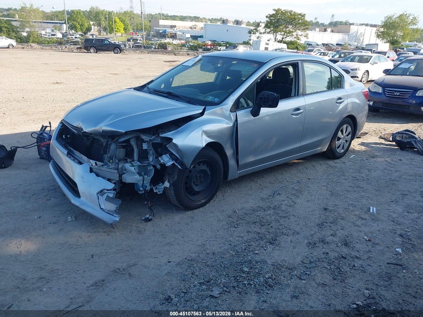 2013 Subaru Impreza VIN JF1GJAA64DH034802 IAAI salvage auction — FRONT END, Salvage (Pennsylvania), sold $550 on 2026-07-17 (photo 2)