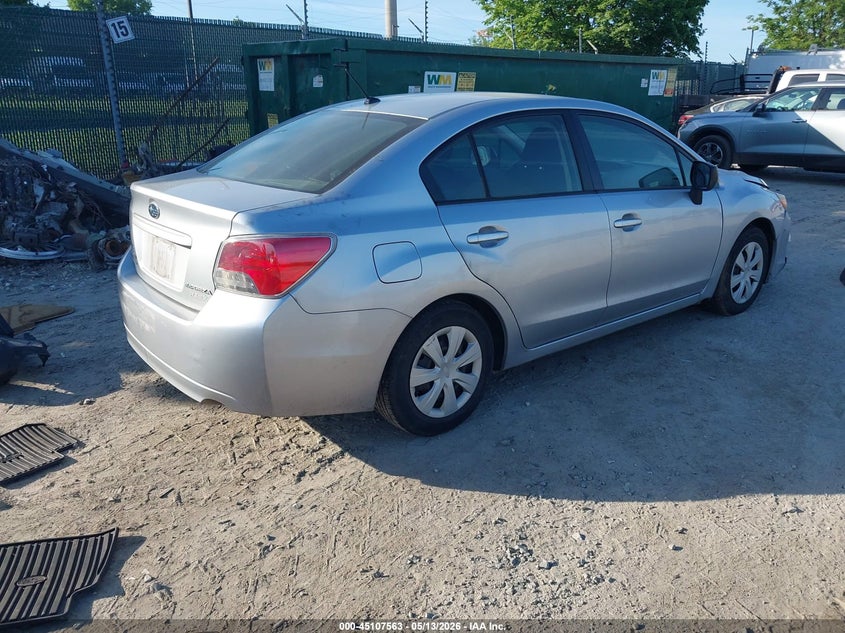 2013 Subaru Impreza VIN JF1GJAA64DH034802 IAAI salvage auction — FRONT END, Salvage (Pennsylvania), sold $550 on 2026-07-17 (photo 4)
