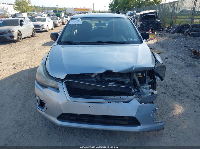 2013 Subaru Impreza VIN JF1GJAA64DH034802 IAAI salvage auction — FRONT END, Salvage (Pennsylvania), sold $550 on 2026-07-17 (photo 6)