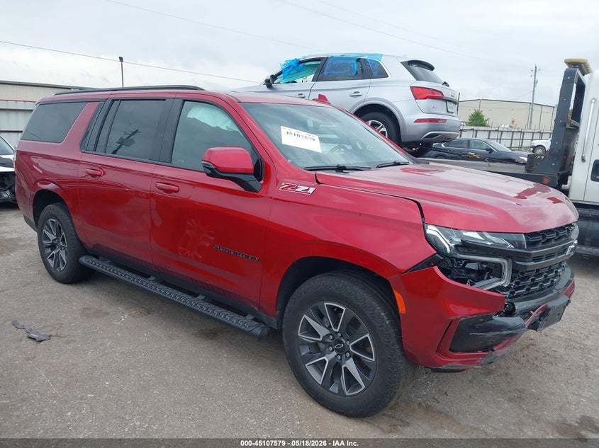 2024 Chevrolet Suburban VIN 1GNSKDKDXRR201107 IAAI salvage auction — FRONT END, Salvage Title, sold $25,250 on 2026-07-29 (photo 1)