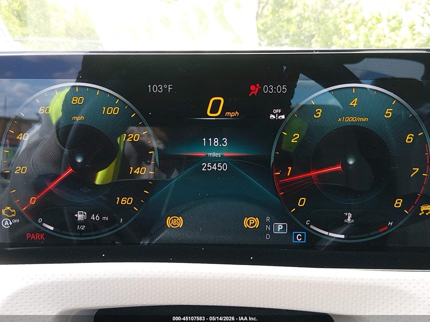 2021 Mercedes-benz A-klasse VIN W1K3G4FB8MJ305308 IAAI salvage auction — RIGHT SIDE, Salvage Title, sold $1,700 on 2026-07-27 (photo 7)