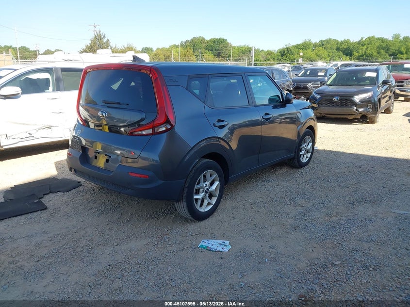 2020 Kia Soul VIN KNDJ23AU0L7722145 IAAI salvage auction — FRONT END, Salvage (North Carolina), sold $2,500 on 2026-07-20 (photo 4)