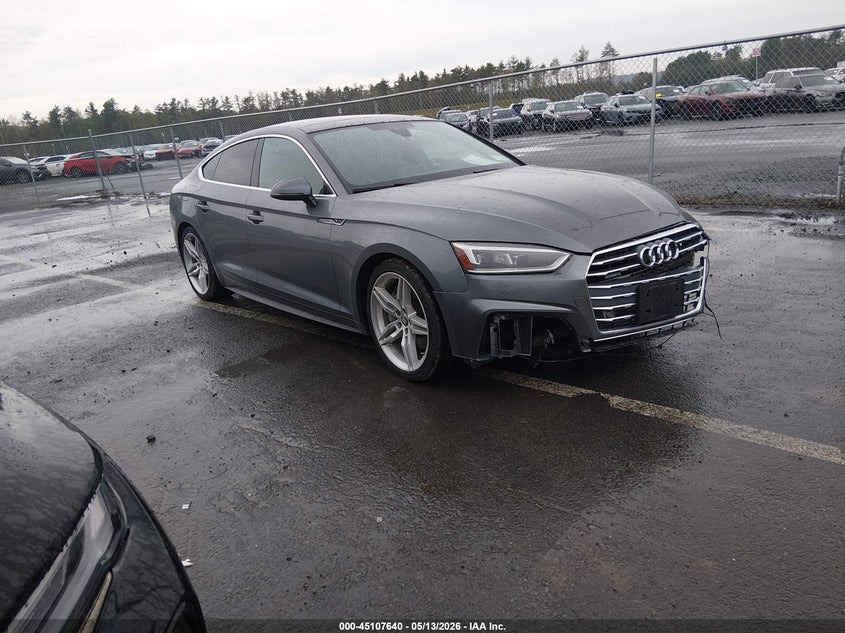 2018 Audi A5 VIN WAUENCF58JA073606 — IAAI salvage auction photo