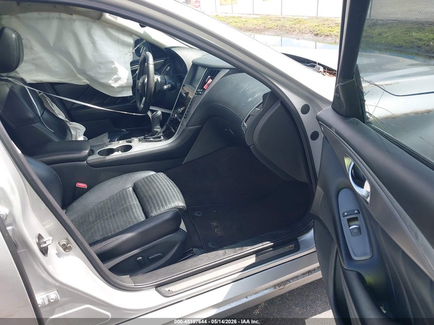 2018 Infiniti Q50 VIN JN1EV7APXJM358571 IAAI salvage auction — THEFT, Rebuildable (Florida), sold $3,475 on 2026-07-16 (photo 5)