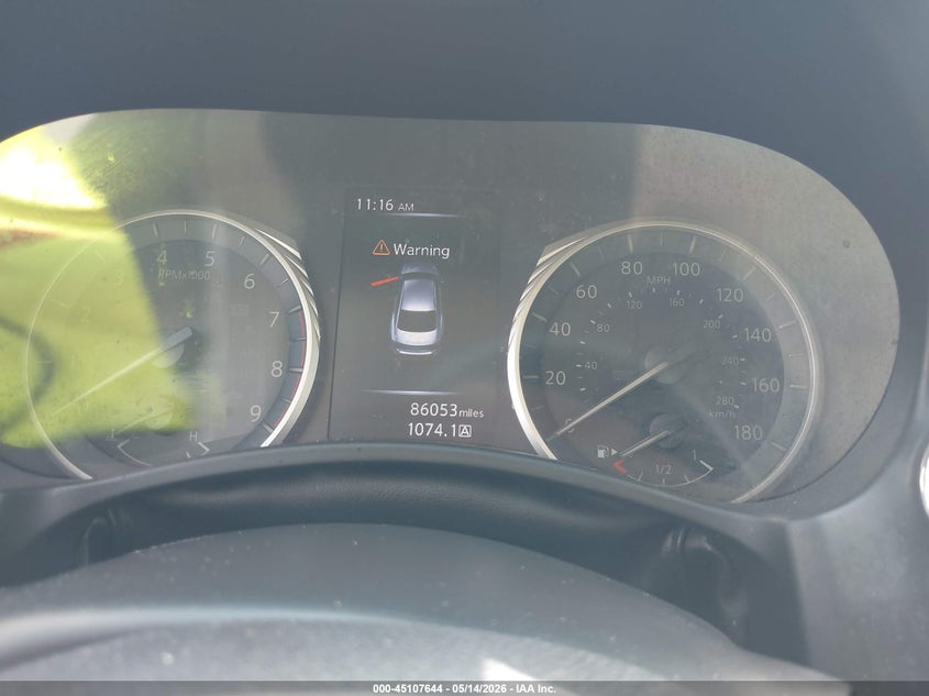 2018 Infiniti Q50 VIN JN1EV7APXJM358571 IAAI salvage auction — THEFT, Rebuildable (Florida), sold $3,475 on 2026-07-16 (photo 7)