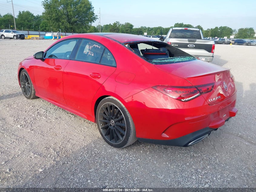 2020 Mercedes-benz Cla-klasse VIN WDD5J4GB3LN065939 IAAI salvage auction — HAIL, Clear (Missouri), sold $8,900 on 2026-07-13 (photo 3)