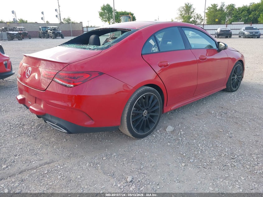 2020 Mercedes-benz Cla-klasse VIN WDD5J4GB3LN065939 IAAI salvage auction — HAIL, Clear (Missouri), sold $8,900 on 2026-07-13 (photo 4)