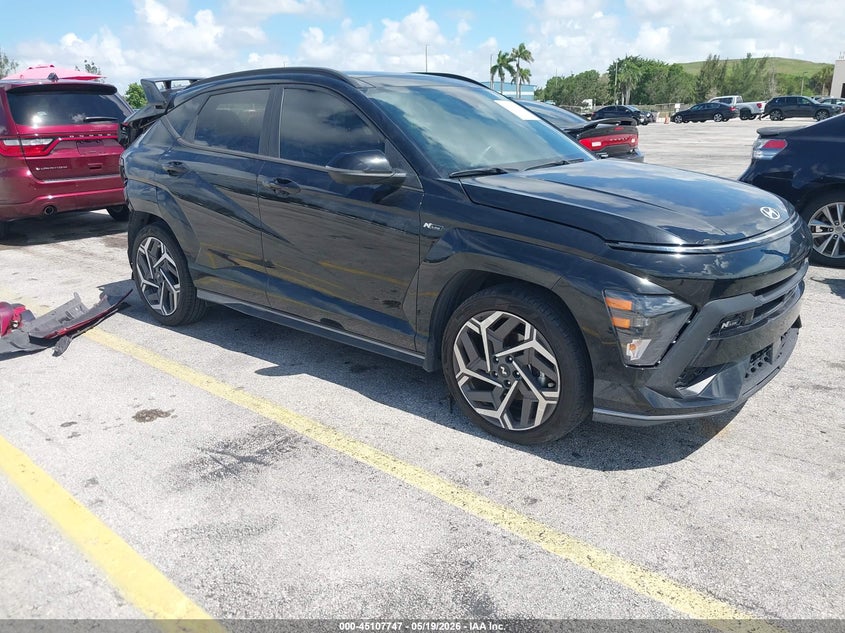 2024 Hyundai Kona VIN KM8HA3A35RU153243 IAAI salvage auction — REAR END, Certificate Of Destruction (Florida), sold $5,000 on 2026-07-30 (photo 1)