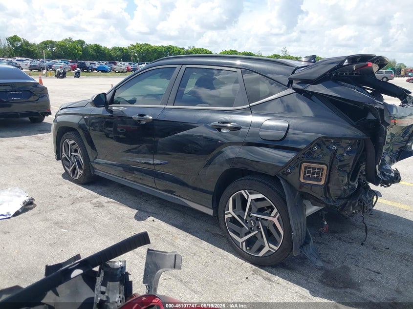 2024 Hyundai Kona VIN KM8HA3A35RU153243 IAAI salvage auction — REAR END, Certificate Of Destruction (Florida), sold $5,000 on 2026-07-30 (photo 3)