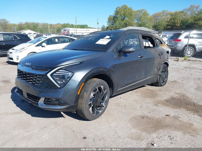 2023 Kia Sportage VIN 5XYK5CAF5PG127751 IAAI salvage auction — TOTAL BURN, Salvage (Indiana), sold $2,325 on 2026-07-07 (photo 2)