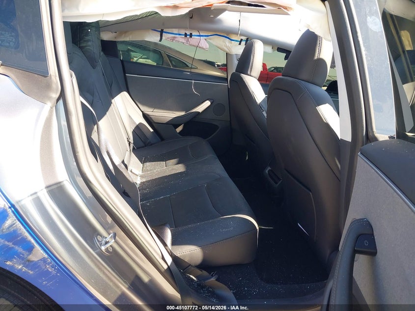 2025 Tesla Model 3 VIN 5YJ3E1EA1SF961880 IAAI salvage auction — ROLLOVER, Non-Repairable (Texas), sold $6,750 on 2026-07-09 (photo 8)