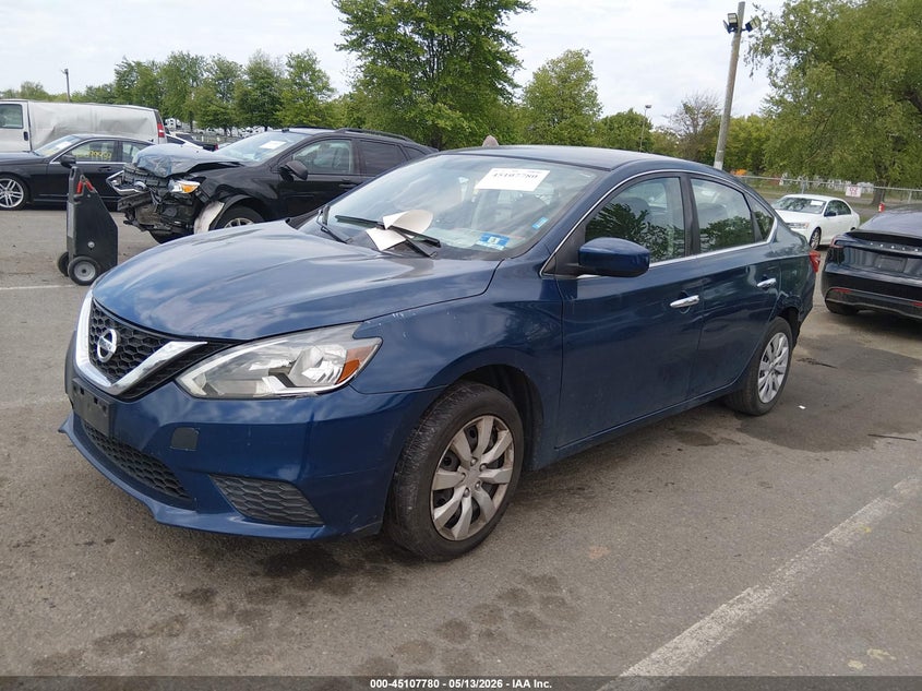 2017 Nissan Sentra VIN 3N1AB7AP4HL671353 IAAI salvage auction — RIGHT SIDE, Salvage (New Jersey), sold $500 on 2026-07-06 (photo 2)