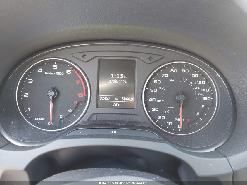 2016 Audi A3 VIN WAUA7GFF2G1011815 IAAI salvage auction — REAR END, Salvage (Missouri), sold $1,825 on 2026-07-14 (photo 7)