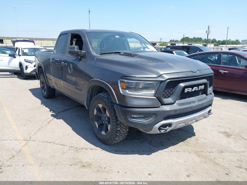 2019 Ram 1500 VIN 1C6RRFEG6KN860861 IAAI salvage auction — LEFT SIDE, Salvage (Texas), sold $7,600 on 2026-07-29 (photo 1)