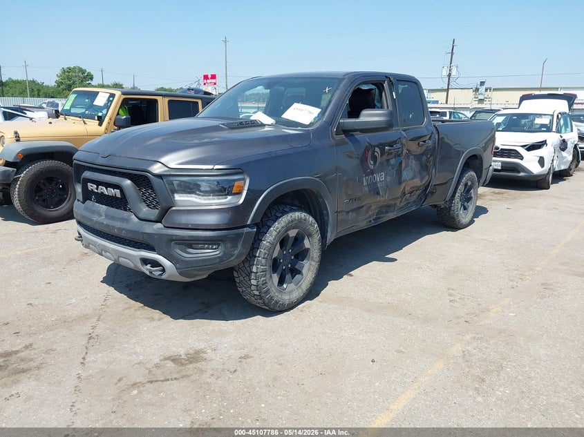 2019 Ram 1500 VIN 1C6RRFEG6KN860861 IAAI salvage auction — LEFT SIDE, Salvage (Texas), sold $7,600 on 2026-07-29 (photo 2)