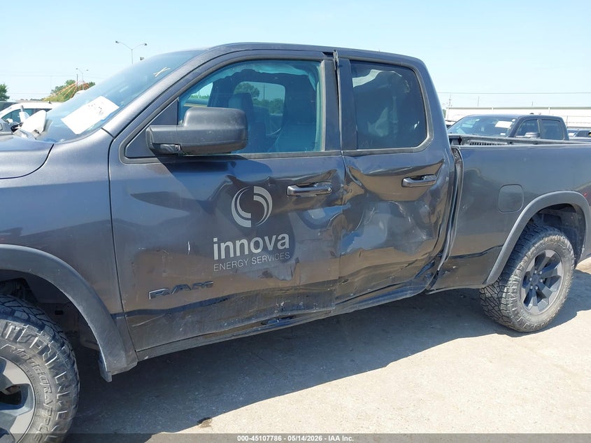 2019 Ram 1500 VIN 1C6RRFEG6KN860861 IAAI salvage auction — LEFT SIDE, Salvage (Texas), sold $7,600 on 2026-07-29 (photo 6)