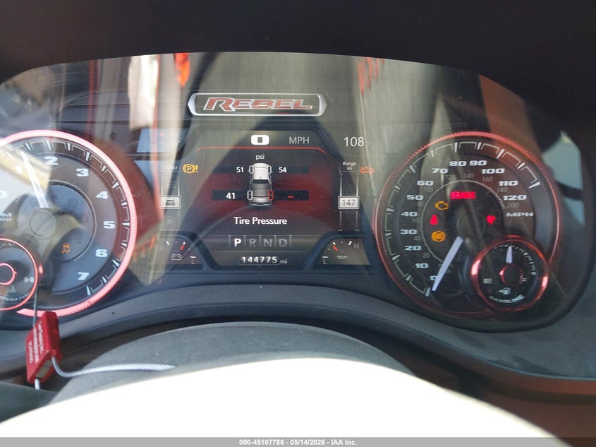 2019 Ram 1500 VIN 1C6RRFEG6KN860861 IAAI salvage auction — LEFT SIDE, Salvage (Texas), sold $7,600 on 2026-07-29 (photo 7)