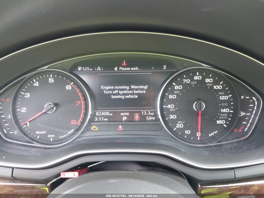 2019 Audi A4 VIN WAUDNAF46KA118292 IAAI salvage auction — FRONT END, Salvage (Ohio), sold $2,250 on 2026-07-27 (photo 7)