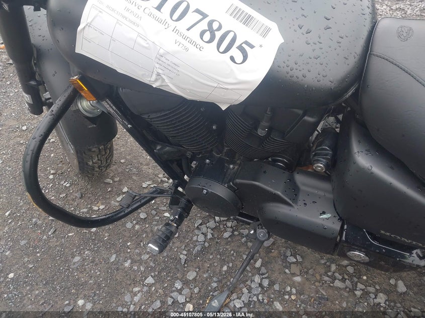 2023 Honda Vt VIN JH2RC5379PK300839 IAAI salvage auction — ALL OVER, Mv-907A (New York), sold $1,275 on 2026-07-14 (photo 9)