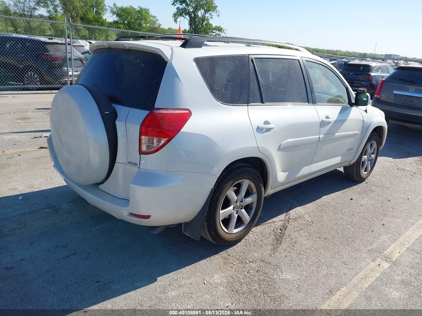 2007 Toyota Rav 4 VIN JTMBK31V875037406 IAAI salvage auction — LEFT REAR, Salvage (Iowa), sold $925 on 2026-07-21 (photo 4)